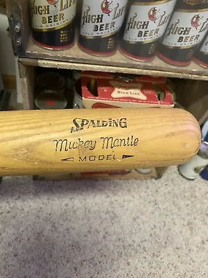 Mickey Mantle  Baseball Bat Spalding Vintage Old • $75