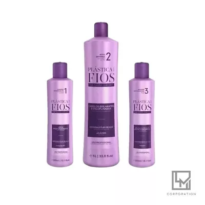 Hair Straightener Brazilian Keratin Cadiveu Plastica Dos Fios 1L+300ML+300ML • $79.99