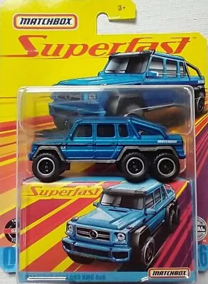 *new* Matchbox Vhtf Superfast Series Mercedes-benz G63 Amg 6x6  1:64 • $8.99