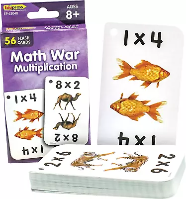 Math War Multiplication Flash Cards (EP62048) • $17.20