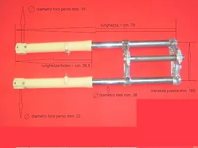 Ceriani Fork With Stems Ø Mm. 38 • £1367.90