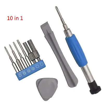 For Nintendo Switch SNES N64 NES Wii Triwing Screwdriver Repair Tool Kit 10 In 1 • $7.85