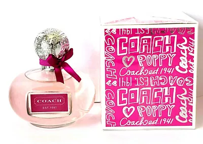 Coach Poppy Flower Perfume 3.4 Oz For Women Edp Parfum Spray For Women NEW • $29.05