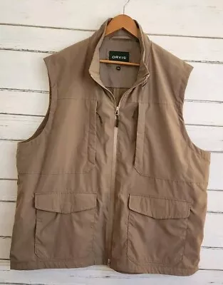 ORVIS Sz XXL Mens Sport/utility Vest With Multiple Zip Pockets • $25