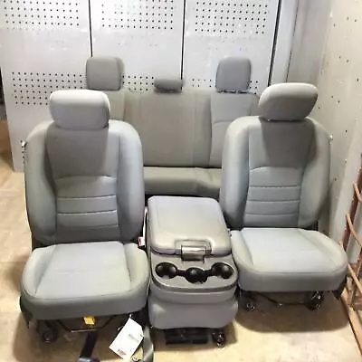 2015-2019 DODGE 3500 Complete Seat Set Front And Rear 40/20/40 Grey Cloth V9X8  • $1210