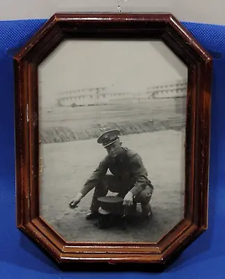 Vintage Photograph Military Solider Resin Frame • $2.99
