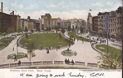 Mulberry Bend & Paradise Park - NEW YORK CITY - 1908 • $9