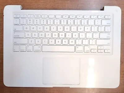 Macbook White Unibody A1342 2009 13  Top Case Trackpad Keyboard 818-1098 Read!! • $50.99