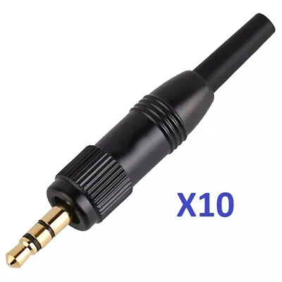 Sennheiser Jack Plug Compatible Replacement 3.5mm Stereo Locking Jack Plug X 10 • £29.95