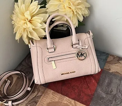 Michael Kors Carine Extra Small Logo Satchel Crossbody - PBlush Pink • $89