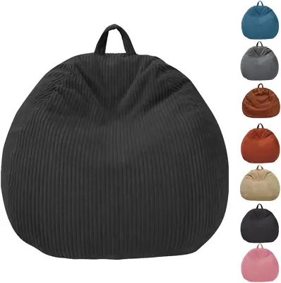 Bean Bag Chairs Cover (No Filler) Bean Bag Cover Bean Bag For Adults Kids Te • $49.64