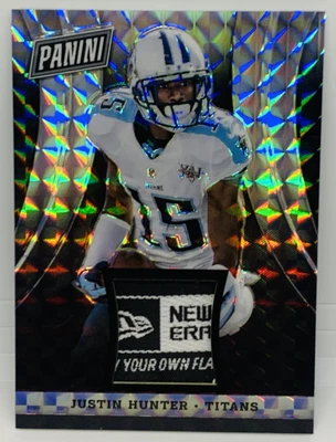 $39.99 • Buy 2014 Panini National Justin Hunter 1/1 Black Prizm New Era LOGO Patch TEN Titans