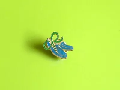 Macmillan Blue Shoes Stud Pin Badge Charity • £2.99