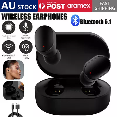 5.0 Bluetooth Wireless Headphones TWS Earphones Mini In-Ear Pods Bass Earbuds AU • $12.99