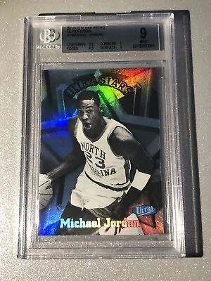 2011-12 Michael Jordan Fleer Retro Ultra Stars  #1 Of 25 US 💎 BGS 9 Pop 9 • $1350