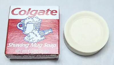 Vtg Colgate Shaving Mug Soap 1.75 Oz. Palmolive Lightly Used • $5.98