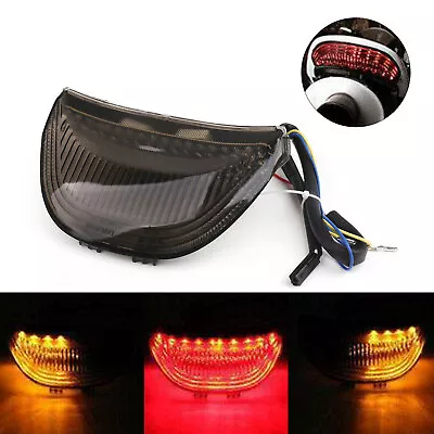 🔥Integrated LED TailLight Turn Signals For Honda CBR600RR 03-06 CBR1000RR Smoke • $40.71