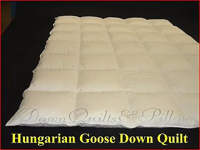 King Quilt /duvet- Cassette Boxed - 95% Hungarian Goose Down - 3 Blankets • $415