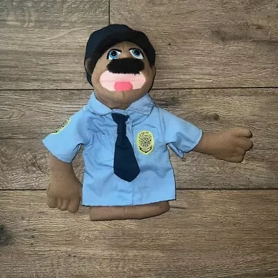 Police Officer Puppet Hand Puppet By Melissa & Doug # 2551 With Mustache • $14.99
