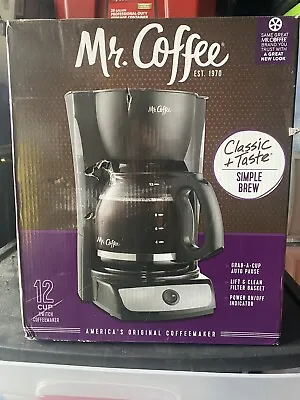 Mr. Coffee CG13 12 Cup Switch Coffeemaker - Black Open Box Brand New • $45