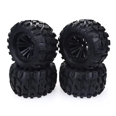 £23.79 • Buy 4x 1/10 RC Monster Truck Big Wheels Tyres 125mm For HPI HSP ZD Racing Car Parts