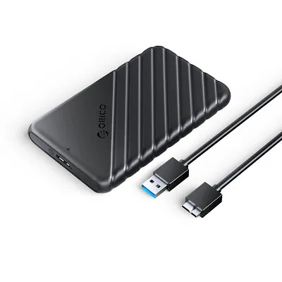 ORICO 2.5  External USB 3.0 To SATA Hard Drive SSD Enclosure Case UASP HDD Caddy • £6.49