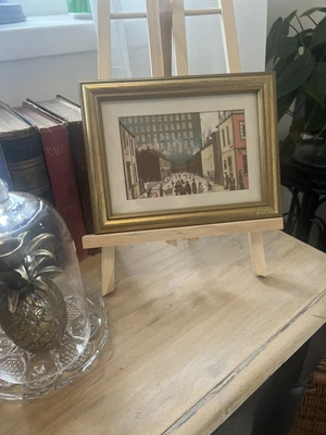 £10 • Buy L. S. Lowry Street Scene Pendlebury Salford Manchester Framed Print 6.5x5 Inches