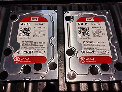 Western Digital WD Red NAS WD40EFRX 4TB 3.5  Desktop Hard Drive SATA • £55