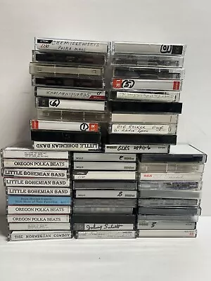 Lot Of 50 AUDIO CASSETTE TAPES Pre-Recorded SOLD AS BLANKS Maxell  TDK • $39.99