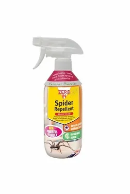 £7.96 • Buy Zero In Spider Repellent Stop Spider Non Harmful Deterrent Spray 500ml Mint