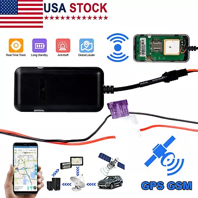 Real Time GPS Tracker Tracking Locator Device GPRS GSM Anti Theft Car Motorcycle • $15.35