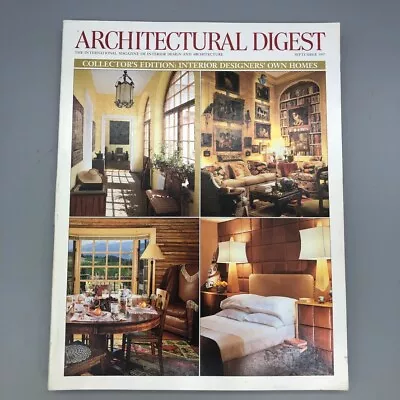 Architectural Digest September 1997 Vtg Magazine Interiors Design Advertisements • $19