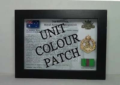 7th Battalion Royal Australian Regiment (1965 - 1973) - Framed Memorabilia • £46.68
