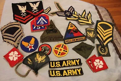 Vintage Military Patch Lot Army Used • $30