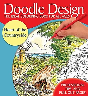 Doodle Design Colouring Book Pad - Heart Of T... By Holland Publishing Paperback • £3.44