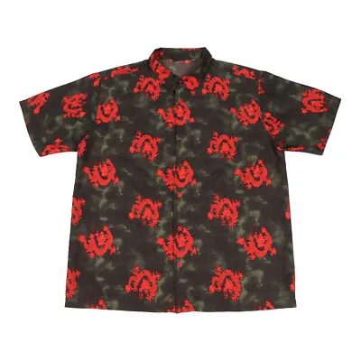 Graphic Chinese Dragon Shirt | Medium | Vintage Retro Festival Party 90s Y2K • £10.50