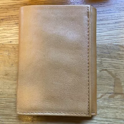 Rolfs Wallet Deluxe Tri-Fold Royal Crest Cowhide Leather Slim Vintage 1970’s New • $20