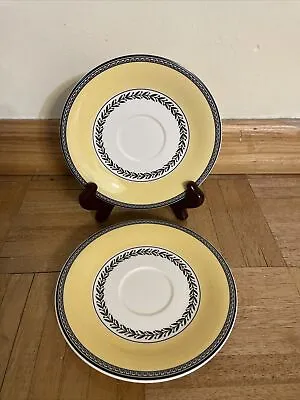 Lot Of 2 VILLEROY & BOCH Saucers For Cups Audun Ferme Germany • $25