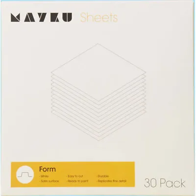 Mayku MFA180100AA White 0.5mm HIPS Sheet - 30 Pack • £50.39