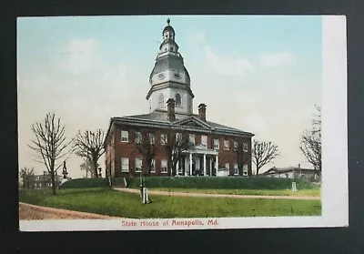 State House Annapolis MD Posted DB Postcard • $2.50