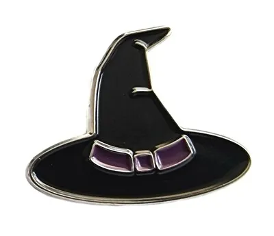 Wicked Witch Hat Metal Enamel Pin Badge - Celtic Pagan Goth • £2.92