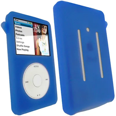 £3.99 • Buy Blue Silicone Skin Case For Apple IPod Classic 80gb 120gb 160gb Cover Holder