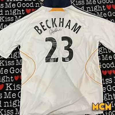 David Beckham Signed LA Galaxy Jersey Shirt - England Manchester United Real Mad • £1302.23