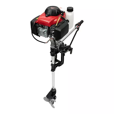 4 Stroke HANGKAI Outboard Motor Fishing Boat Gasoline Kayak Engine Air Cooling • $274