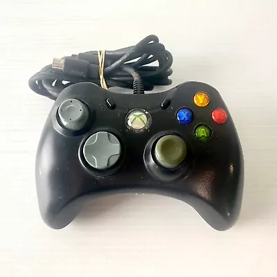 Genuine Microsoft Xbox 360 Wired Controller + Breakaway - Tested & Working • $24.88
