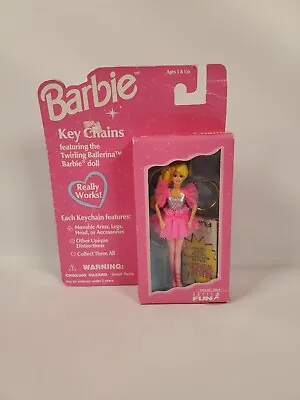 $15.95 • Buy NEW Vintage 1996 Barbie Twirling Ballerina Barbie Doll Keychain #720-0