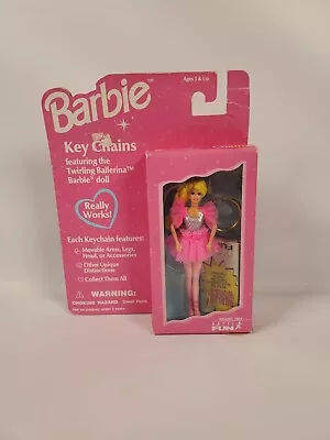 $15.95 • Buy NEW Vintage 1996 Barbie Twirling Ballerina Barbie Doll Keychain #720-0