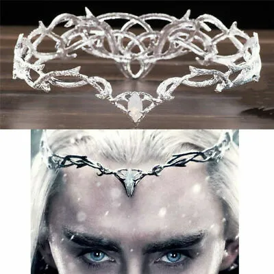 The Hobbit Elven King Thranduil Crown Circlet Elven Elf Headwear Cosplay Prop • $35.62