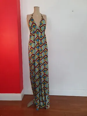 T Bags Los Angeles MAxi Jersey Dress Size M NEW RRP Euro 219 • $90.68