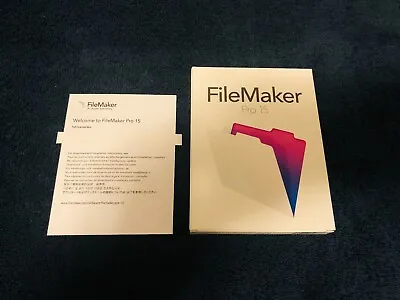FileMaker Pro 15 Software--Full Version For Mac And Windows Free Shipping • $99.99